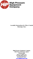 Mirco Control Assembly Instructions